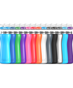 22oz. Stainless Steel Bottle & Comfort Grip Lid